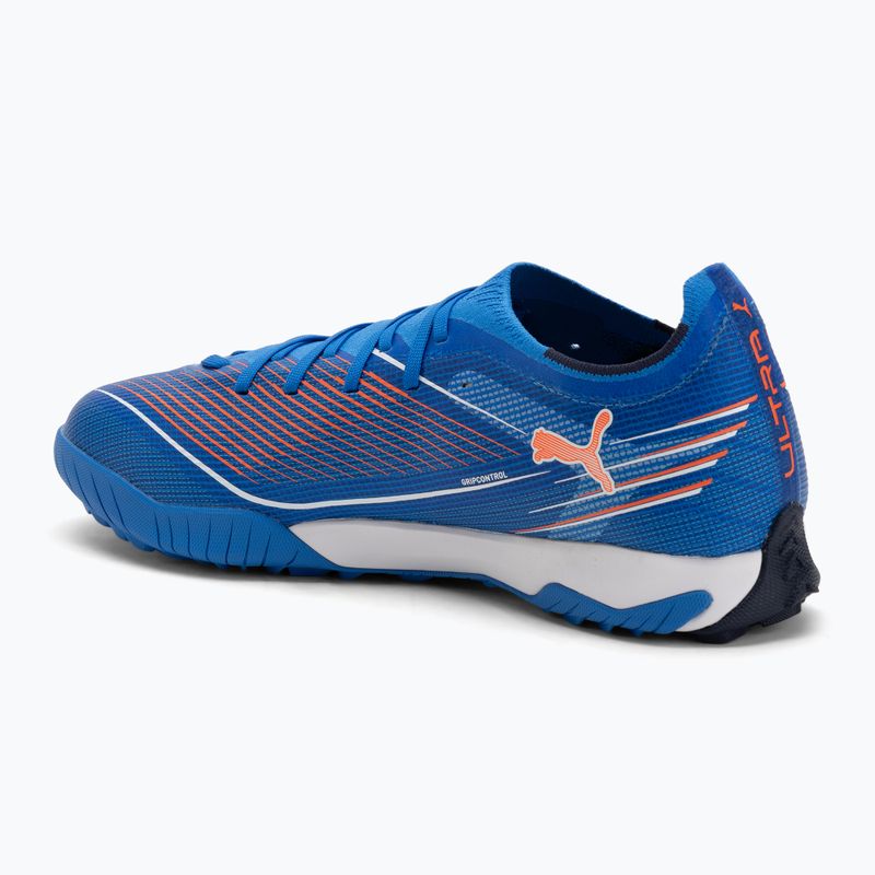 Кросівки футбольні чоловічі PUMA Ultra 6 Match TT ultra blue/puma white/glowing red 3