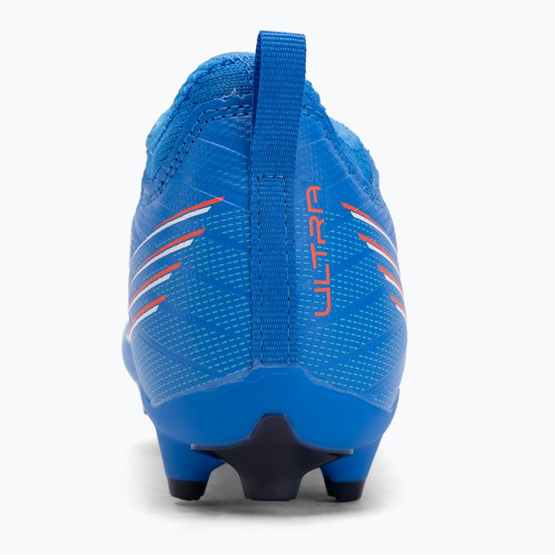 Кросівки футбольні дитячі PUMA Ultra 6 Match FG/AG Jr ultra blue/puma white/glowing red 6
