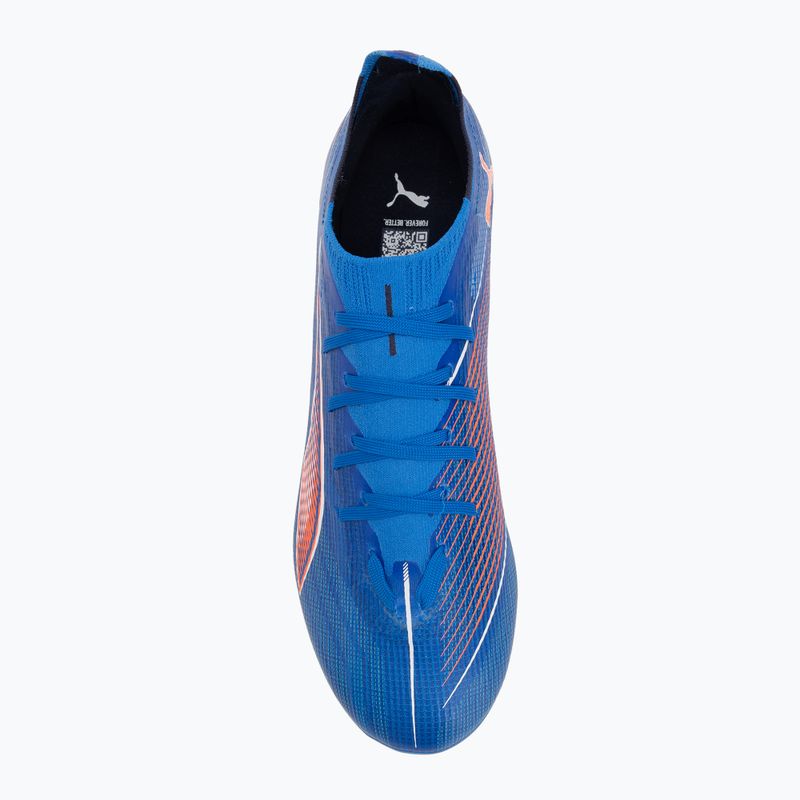 Кросівки футбольні чоловічі PUMA Ultra 6 Match FG/AG ultra blue/puma white/glowing red 5