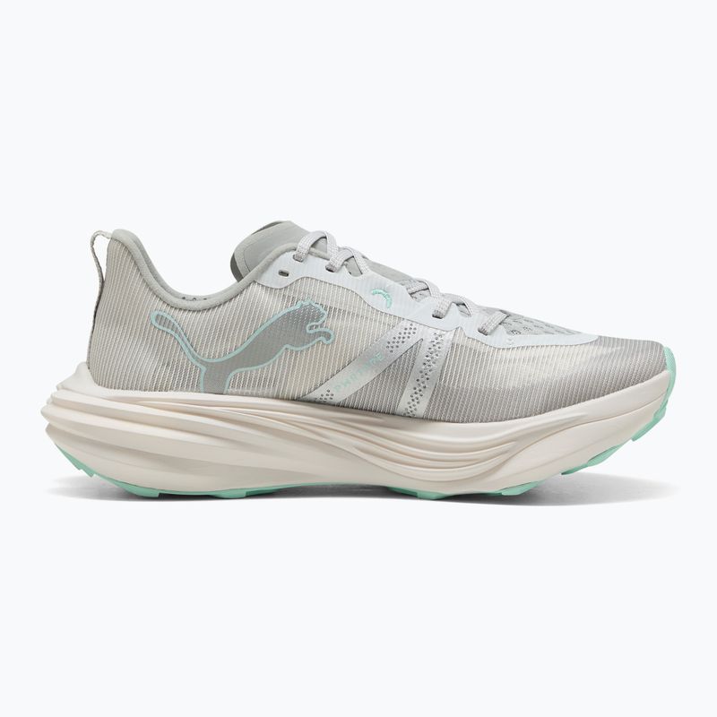 Кросівки для бігу жіночі PUMA Deviate Nitro Elite Trail feather grey / mint melt 2