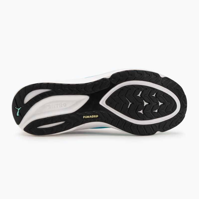 Кросівки для бігу чоловічі PUMA Electrify Nitro 4 puma white/mint melt/speed blue 4