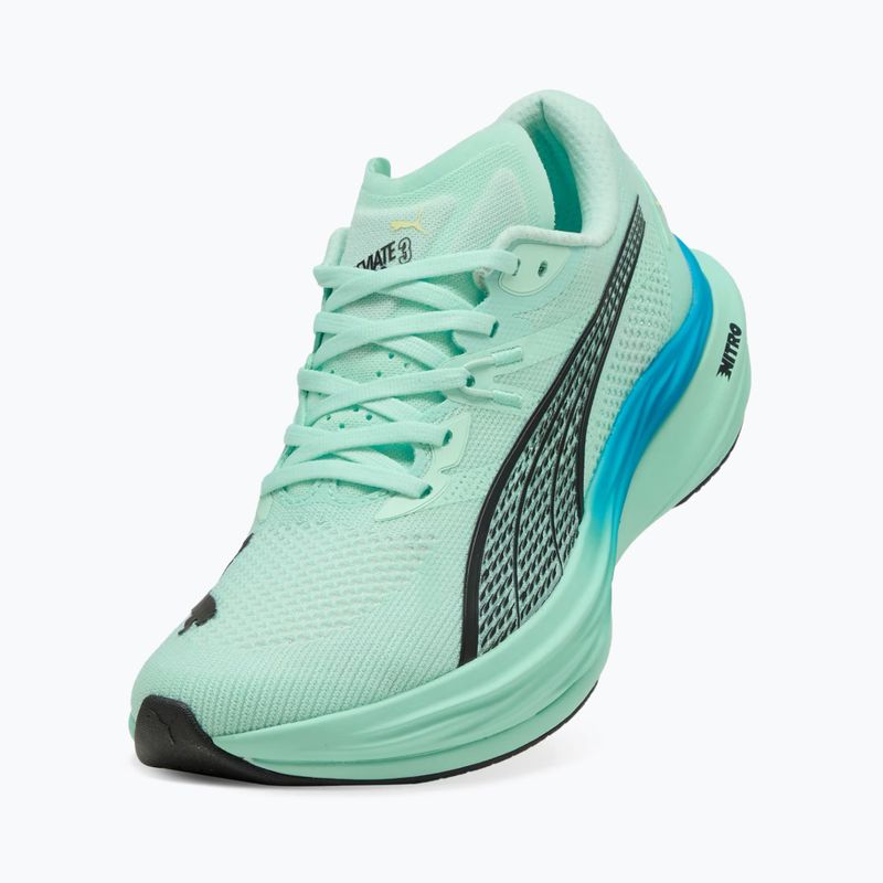 Кросівки для бігу чоловічі PUMA Deviate Nitro 3 mint melt/speed blue 10