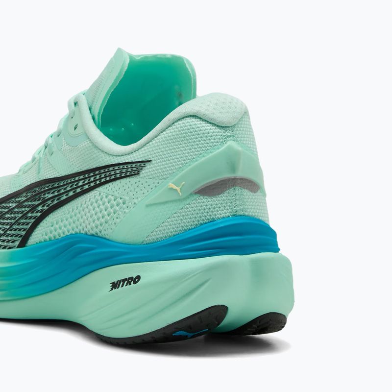 Кросівки для бігу чоловічі PUMA Deviate Nitro 3 mint melt/speed blue 13