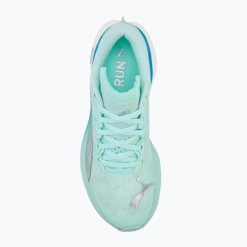 Кросівки для бігу жіночі PUMA Deviate Nitro 3 mint melt/speed blue 5