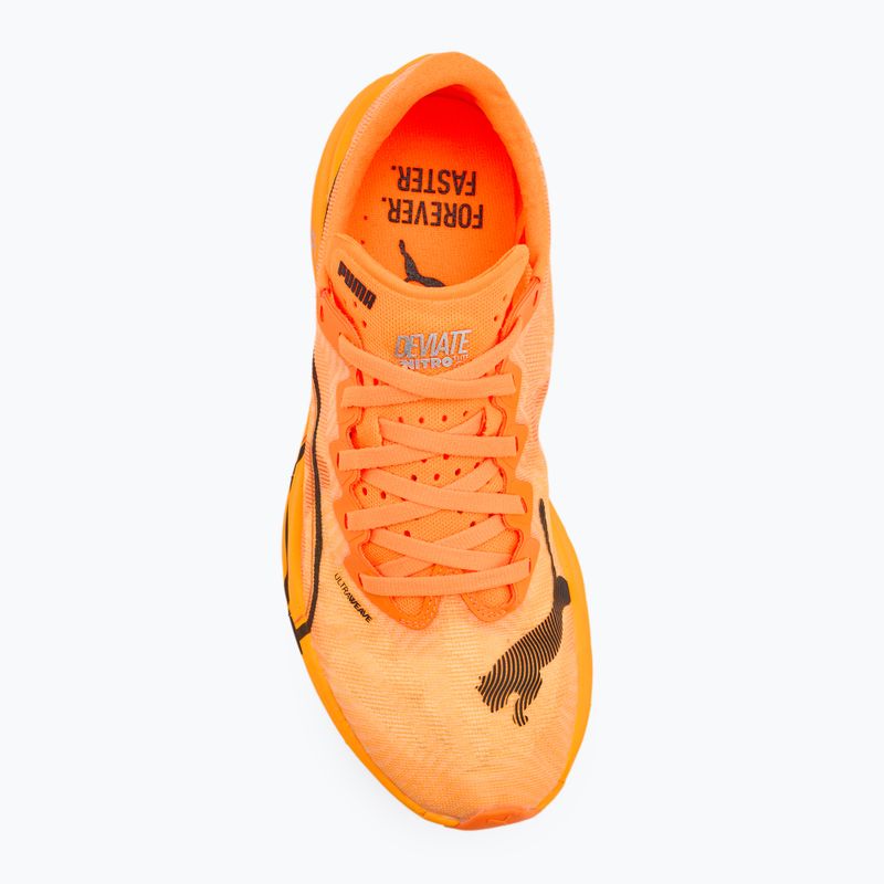 Кросівки для бігу жіночі PUMA Deviate Nitro Elite 3 heat fire/puma black 5