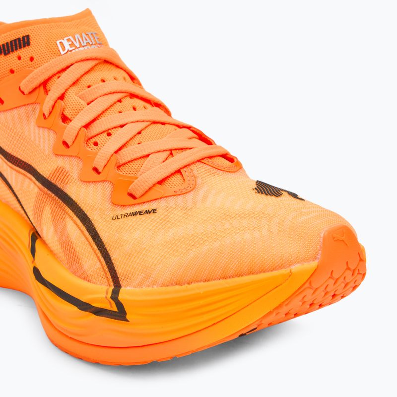 Кросівки для бігу жіночі PUMA Deviate Nitro Elite 3 heat fire/puma black 7