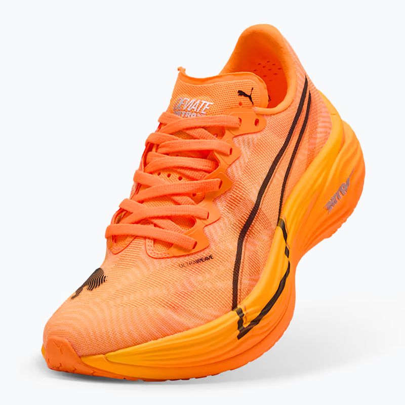 Кросівки для бігу жіночі PUMA Deviate Nitro Elite 3 heat fire/puma black 8