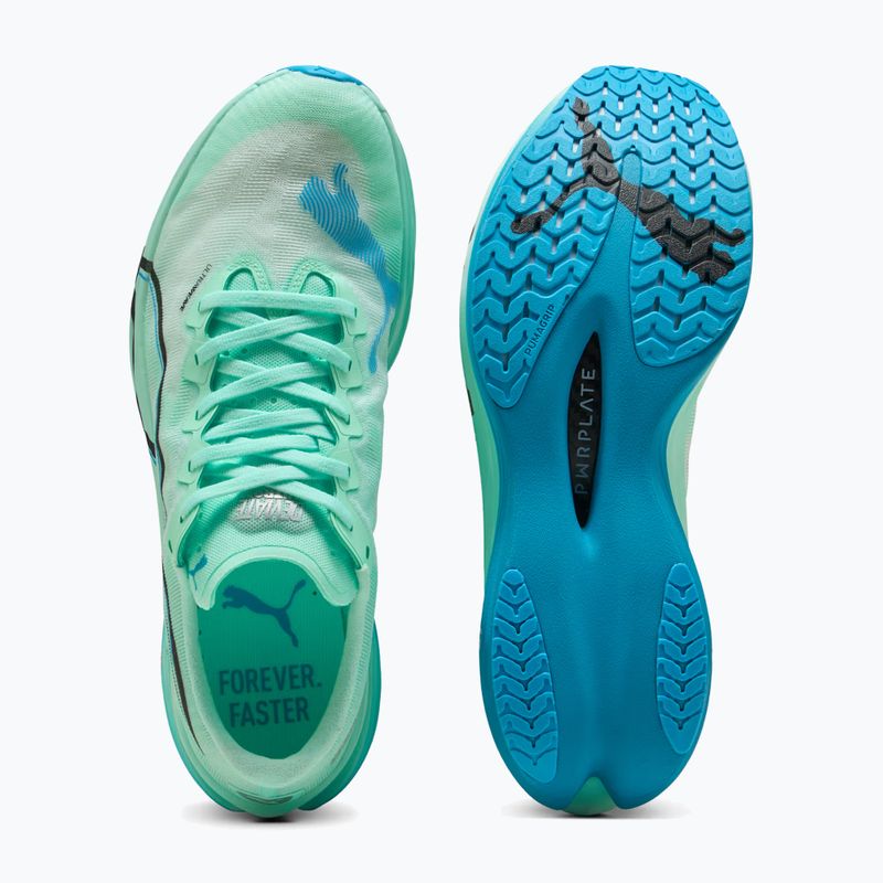 Кросівки для бігу чоловічі PUMA Deviate Nitro Elite 3 mint melt/speed blue 12