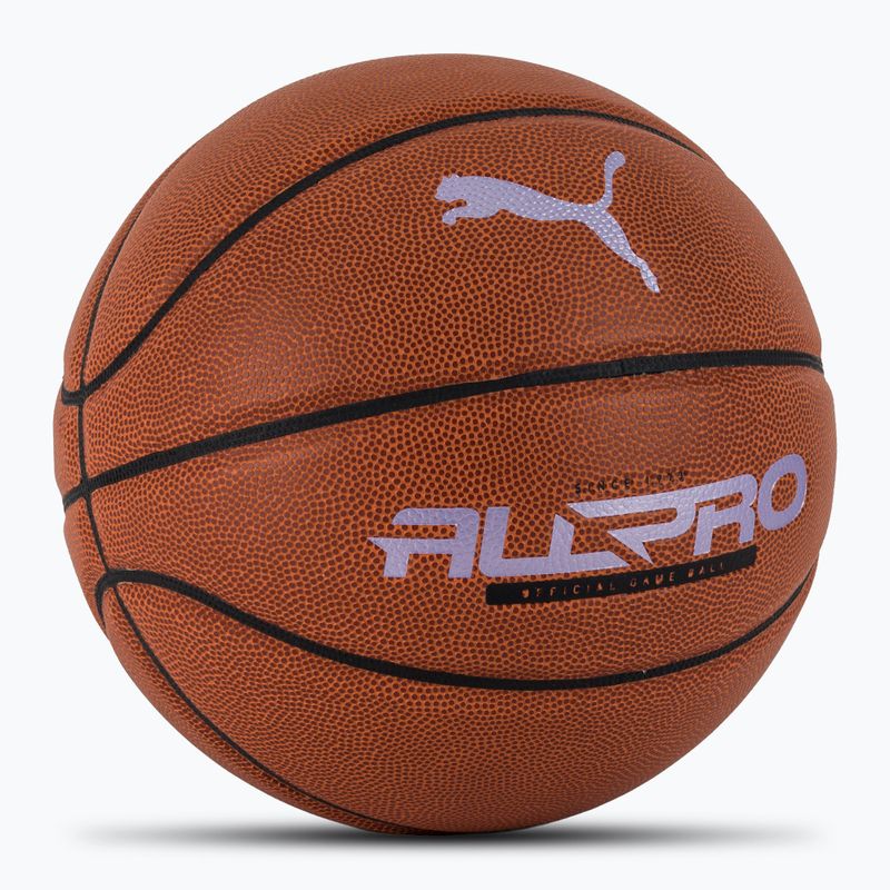 Баскетбольні кросівки PUMA teamJAWS All Pro шкіряні коричневі / пума чорні розмір 7 2