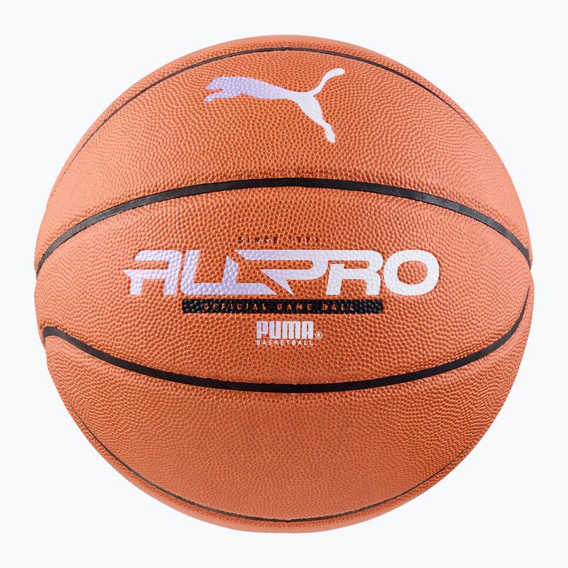 Баскетбольні кросівки PUMA teamJAWS All Pro шкіряні коричневі / пума чорні розмір 7