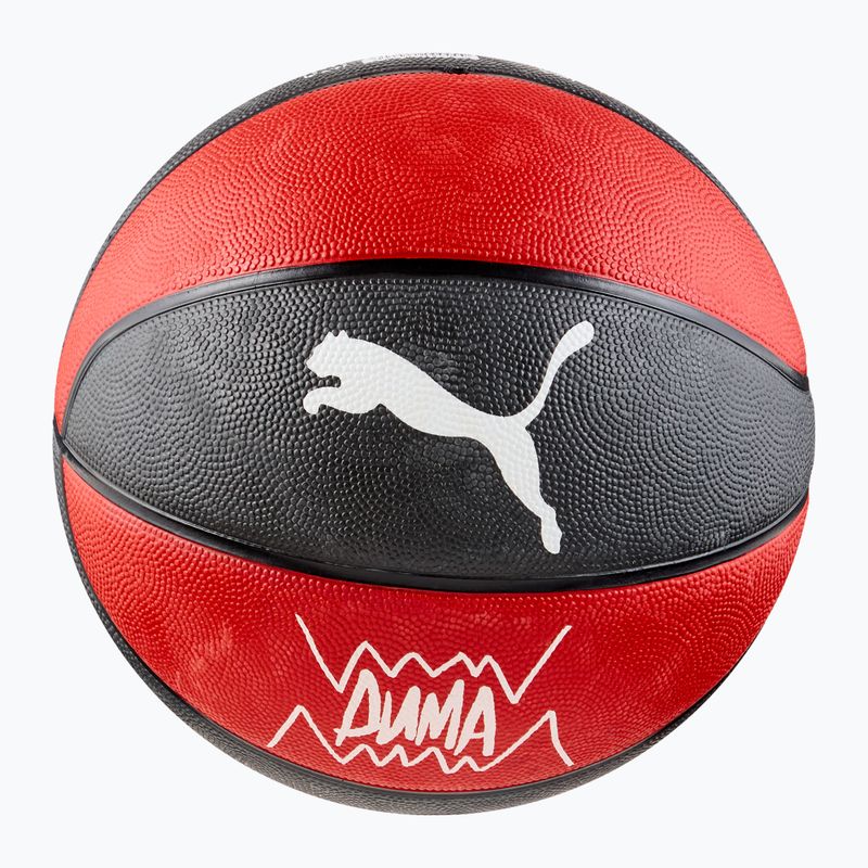 PUMA teamJAWS Баскетбольний м'яч пума червоний / пума чорний, розмір 7