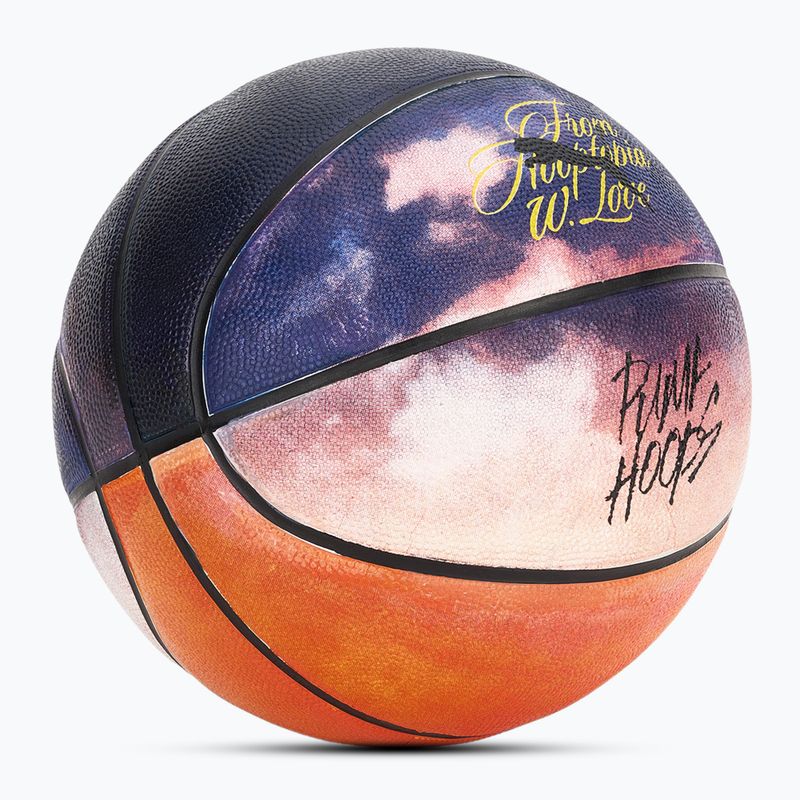 М'яч баскетбольний PUMA Hooptopia Sunset Basketball flame orange/puma black/multicolor розмір 7 2