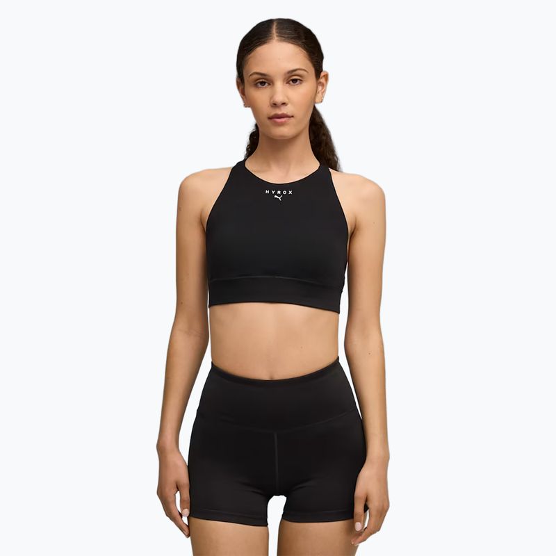 Спортивний бюстгальтер PUMA x HYROX Shapeluxe High Neck чорний