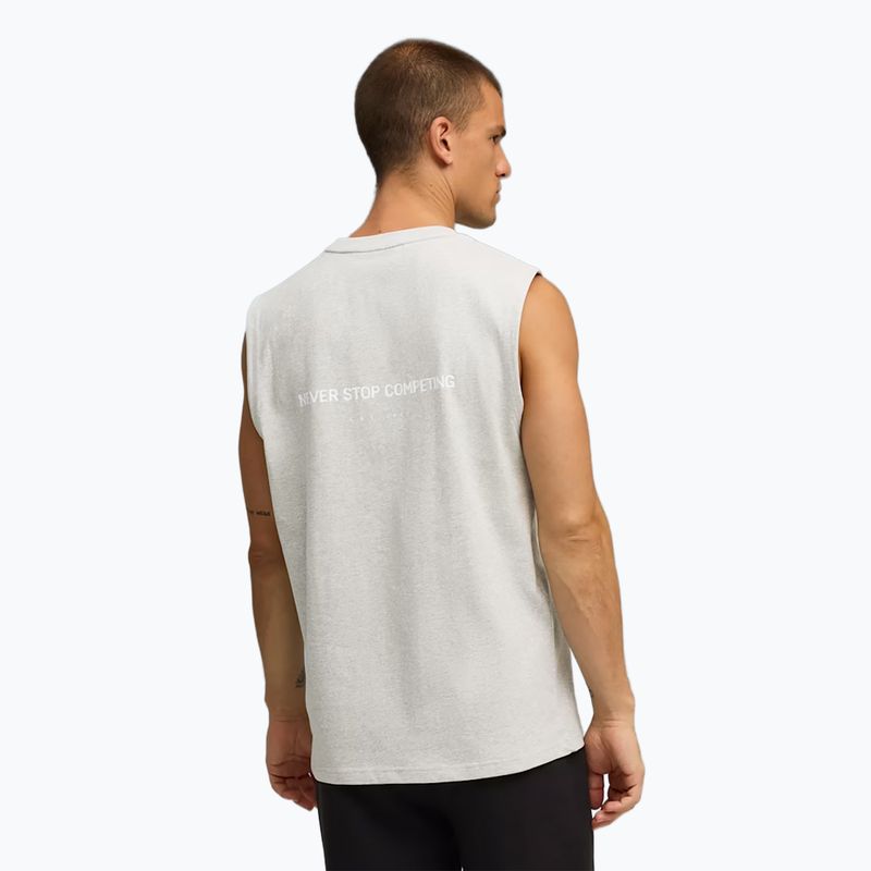 Чоловіча тренувальна майка PUMA x HYROX Cutoff Tank сірого кольору 3