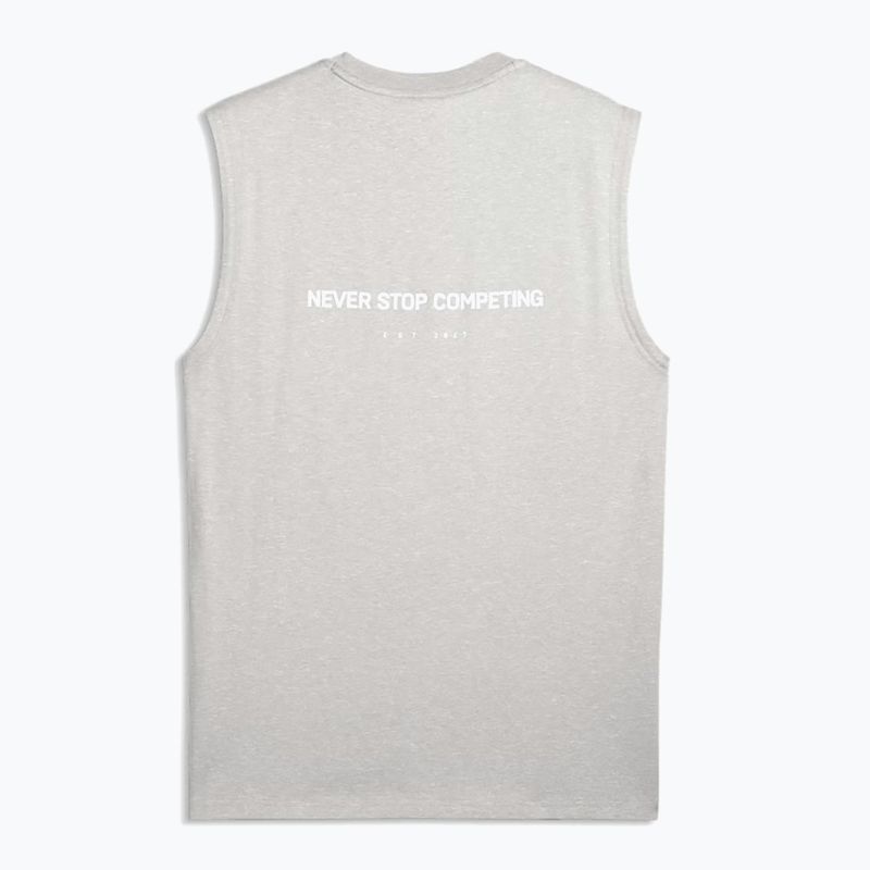 Чоловіча тренувальна майка PUMA x HYROX Cutoff Tank сірого кольору 5
