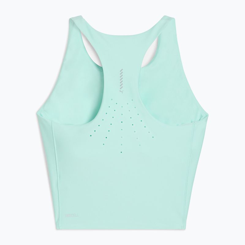 Top для бігу жіночий PUMA Raceday Ultraform Crop mint melt 2