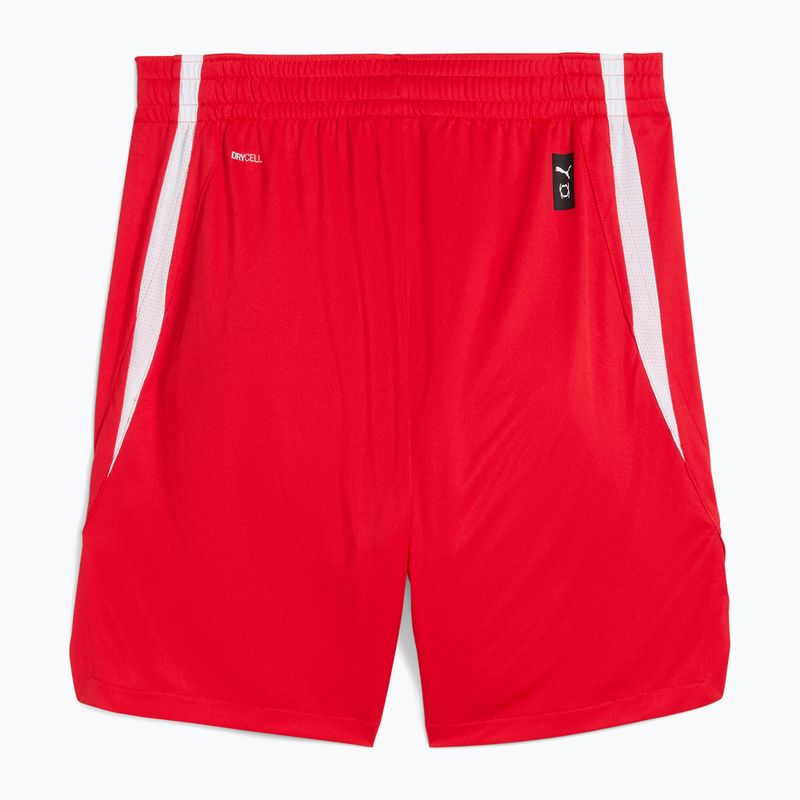Шорти баскетбольні чоловічі PUMA teamJAWS Starter for all time red 2