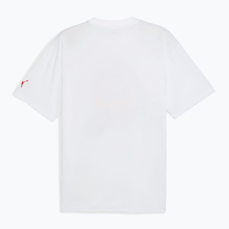 Футболка баскетбольна чоловіча PUMA Hoopaverse Tee 3 puma white 2