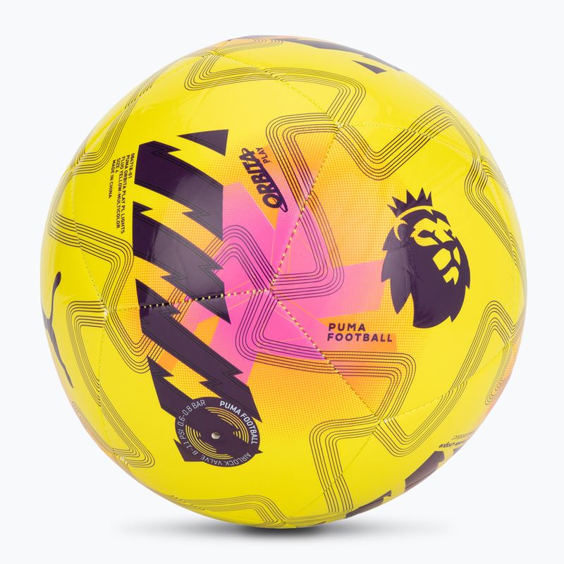 М'яч футбольний PUMA Orbita Cup PL Lights fluo yellow/multicolor розмір 4 2