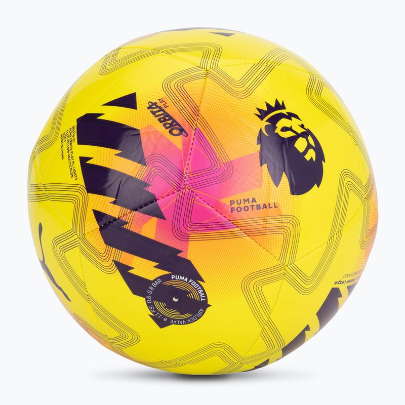М'яч футбольний PUMA Orbita Cup PL Lights fluo yellow/multicolor розмір 5 2