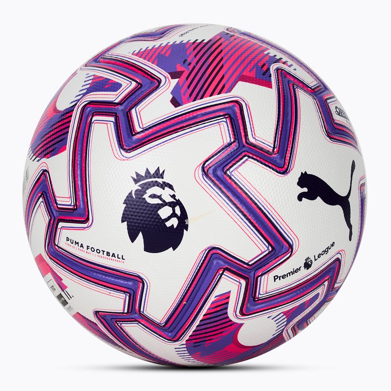 PUMA Orbita Ultimate PL Brilliance футбольна пума біла/багатобарвна, розмір 5 2