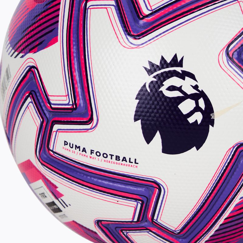PUMA Orbita Ultimate PL Brilliance футбольна пума біла/багатобарвна, розмір 5 3
