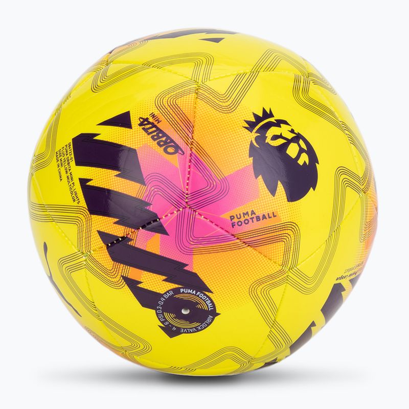 М'яч для міні-футболу PUMA Orbita Cup PL Lights fluo yellow/multicolor 2