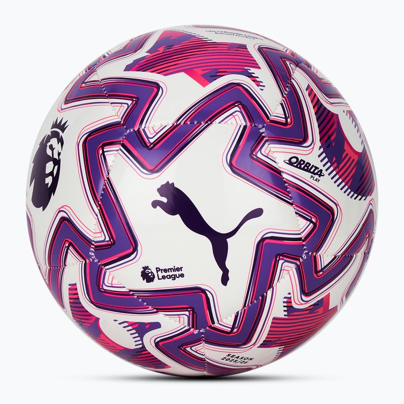 PUMA Orbita Play PL Brilliance футбольна пума біла/багатобарвна, розмір 3