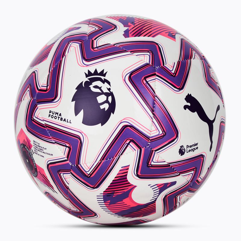 PUMA Orbita Play PL Brilliance футбольна пума біла/багатобарвна, розмір 5 2