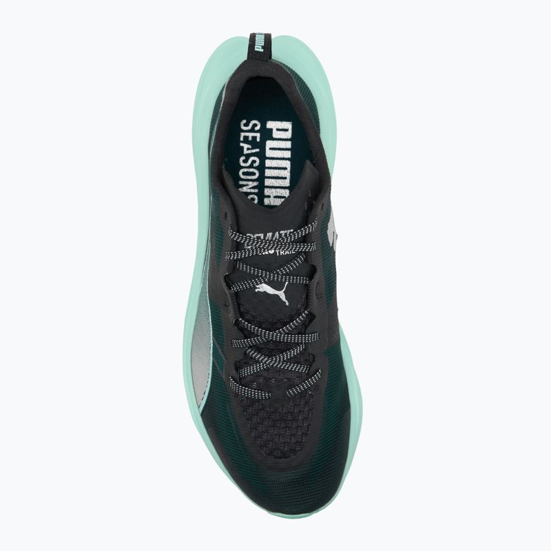Кросівки для бігу чоловічі PUMA Deviate Nitro Elite Trail green terrain / mint melt 5