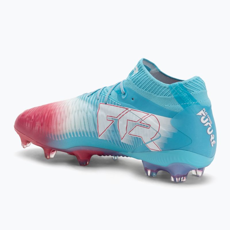 Кросівки футбольні чоловічі PUMA Future 8 Ultimate Re-Charge FG hero blue/puma white/sunset pink 3