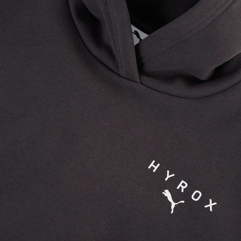 Кофта жіноча Puma Hyrox World Cropped Hoodie black/white 3