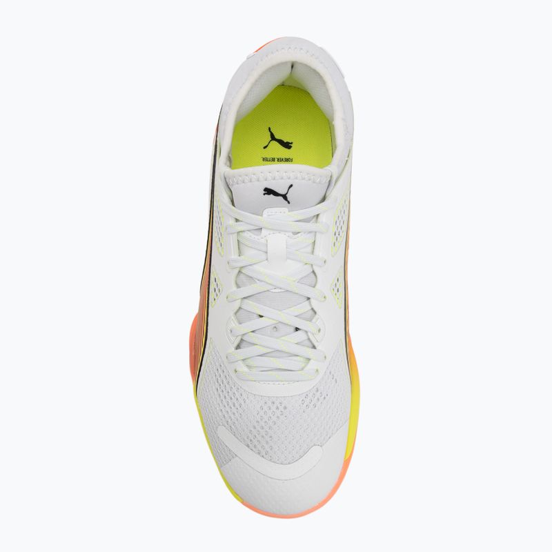 Кросівки гандбольні PUMA Eliminate Nitro SQD 4 Game On puma white/glowing red/ultra blue 5