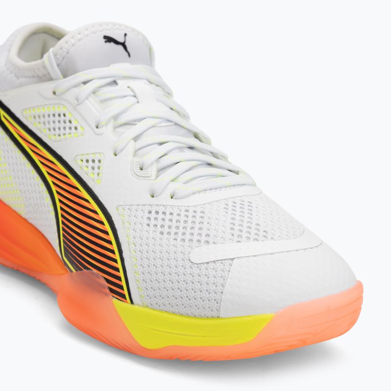 Кросівки гандбольні PUMA Eliminate Nitro SQD 4 Game On puma white/glowing red/ultra blue 7
