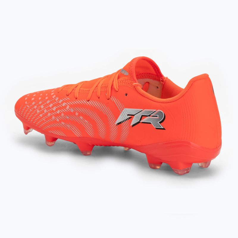 Кросівки футбольні PUMA Future 9 Play FG/AG glowing red/puma white/puma black/puma silver 3