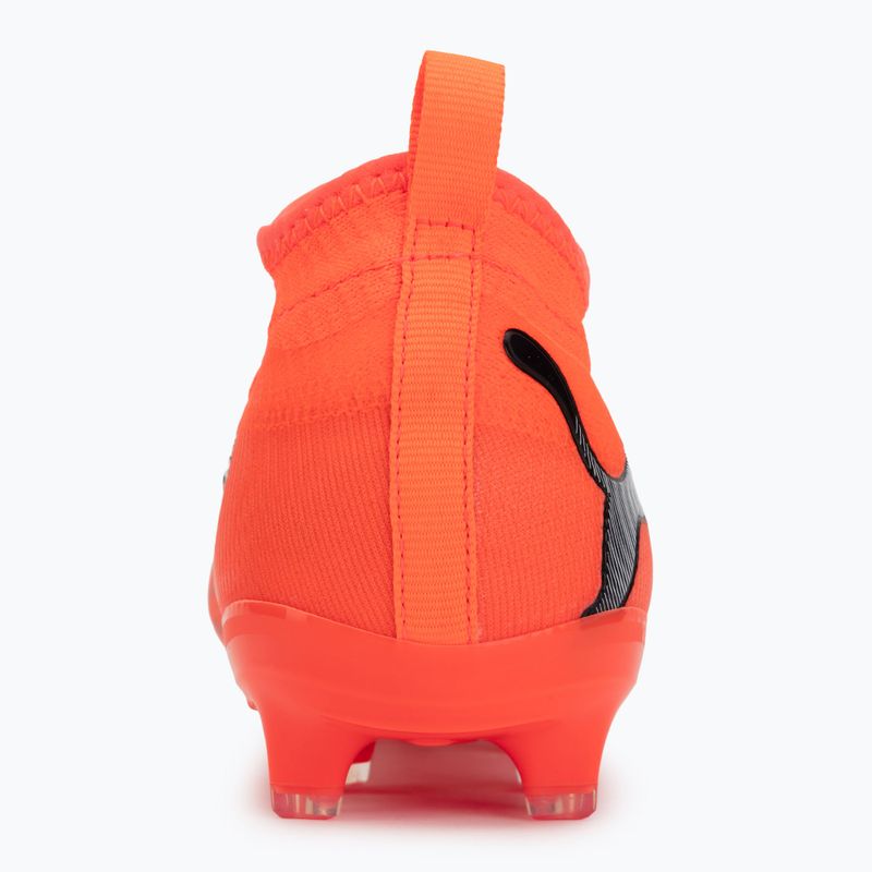 Кросівки футбольні дитячі PUMA Future 9 Match FG/AG Jr glowing red/puma white/puma black/puma silver 6