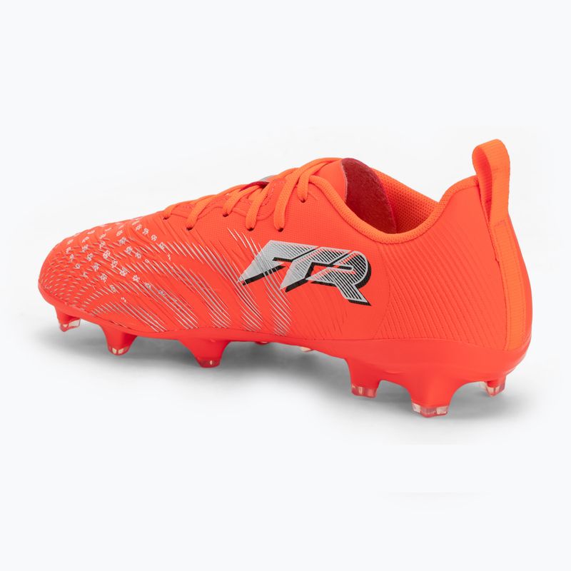 Кросівки футбольні дитячі PUMA Future 9 Play FG/AG Jr glowing red/puma white/puma black/puma silver 3