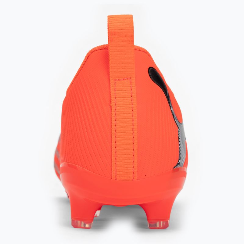 Кросівки футбольні дитячі PUMA Future 9 Play FG/AG Jr glowing red/puma white/puma black/puma silver 6