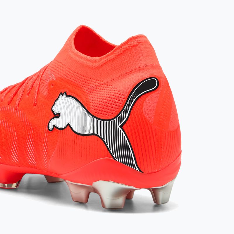 Кросівки футбольні PUMA Future 9 Ultimate FG glowing red/puma white/puma black/puma silver 8