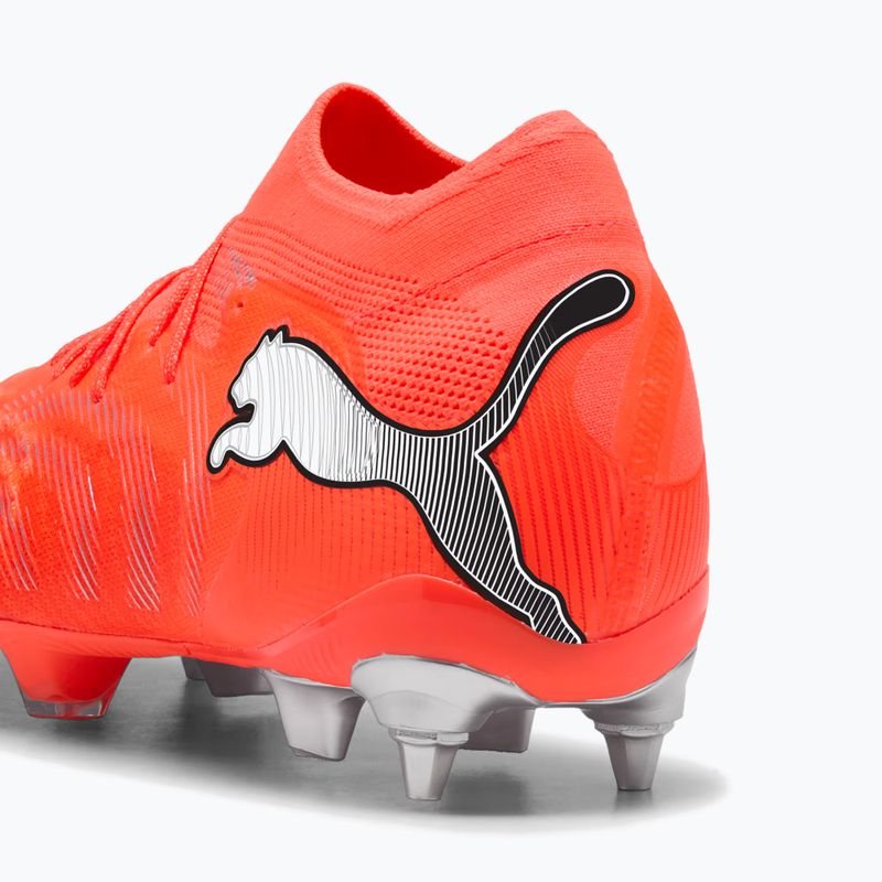 Кросівки футбольні PUMA Future 9 Ultimate MxSG glowing red/puma white 8