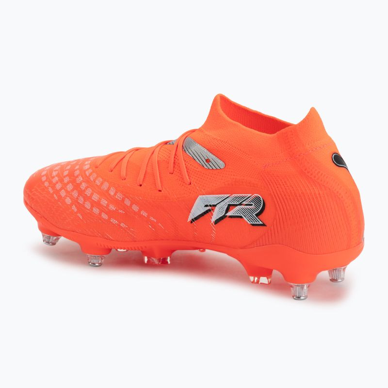 Кросівки футбольні PUMA Future 9 Match MxSG glowing red/puma white/puma black/puma silver 3