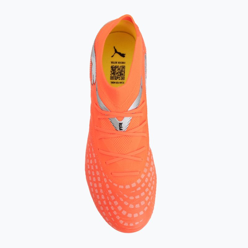 Кросівки футбольні PUMA Future 9 Match MxSG glowing red/puma white/puma black/puma silver 5