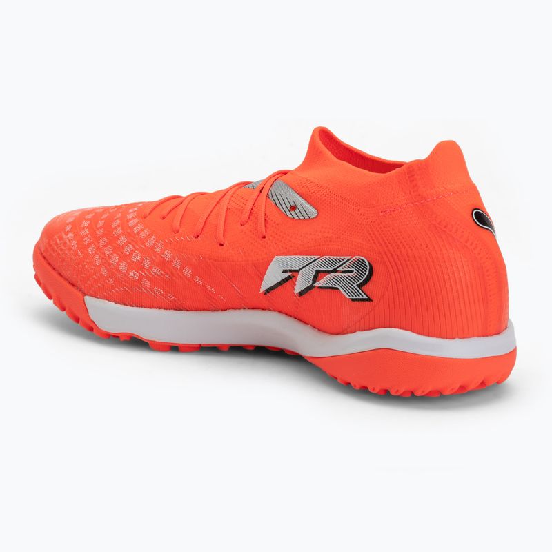 Кросівки футбольні PUMA Future 9 Match TT glowing red/puma white/puma black/puma silver 3