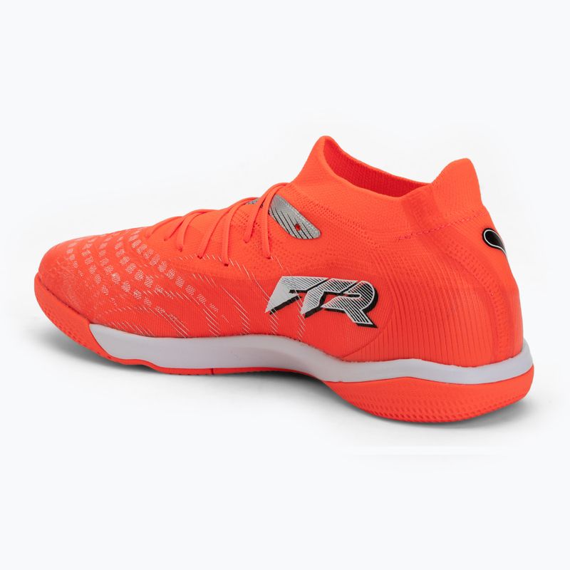 Кросівки футбольні PUMA Future 9 Match IT glowing red/puma white/puma black/puma silver 3