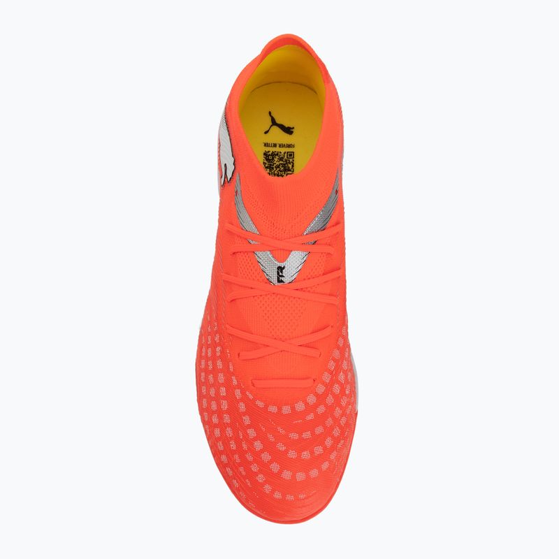 Кросівки футбольні PUMA Future 9 Match IT glowing red/puma white/puma black/puma silver 5