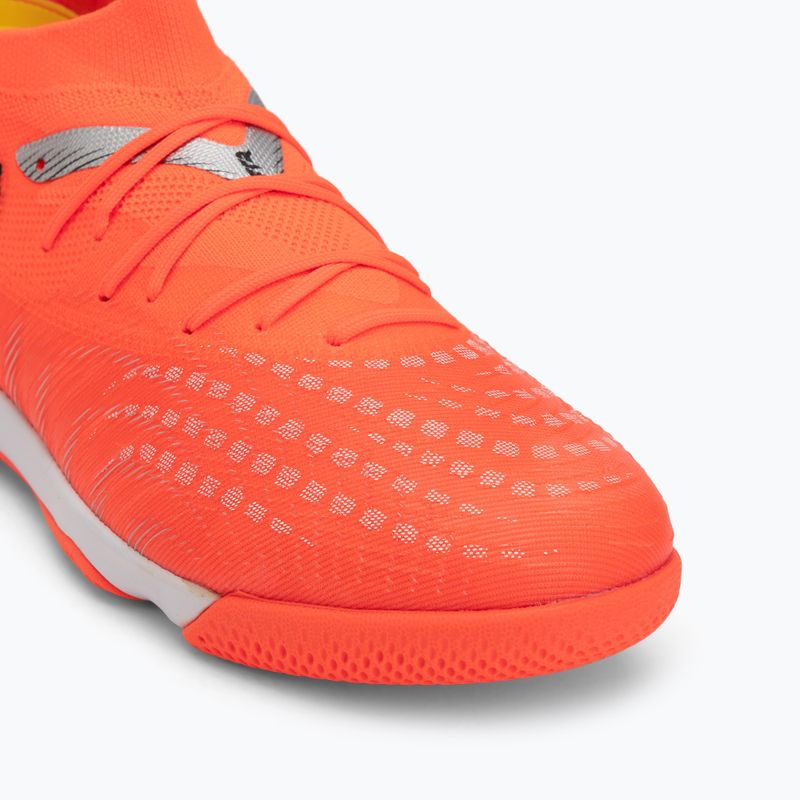 Кросівки футбольні PUMA Future 9 Match IT glowing red/puma white/puma black/puma silver 7