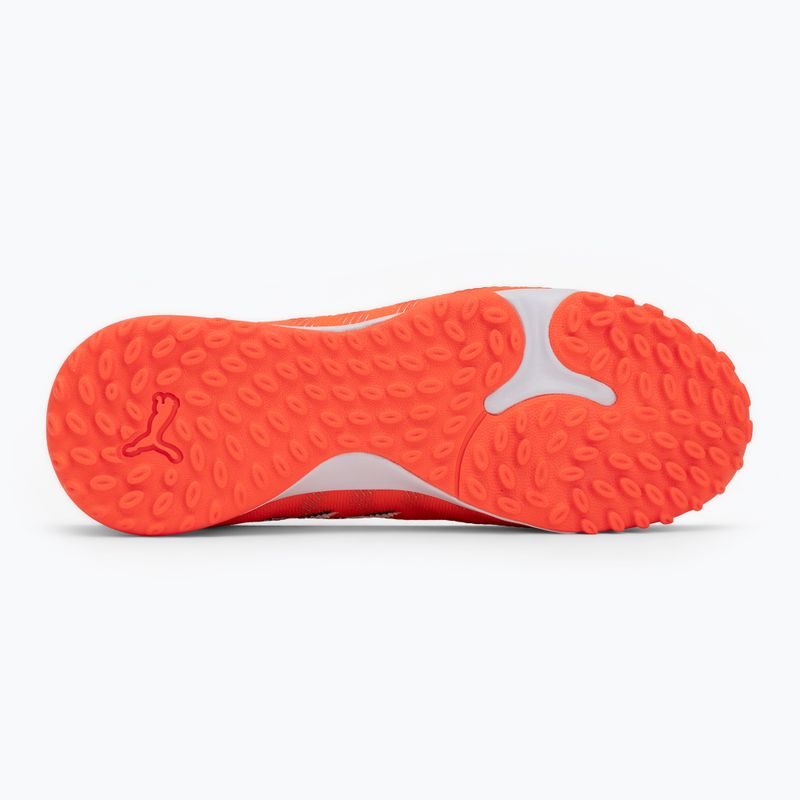 Кросівки футбольні дитячі PUMA Future 9 Match TT + Mid Jr glowing red/puma white/puma black/puma silver 4