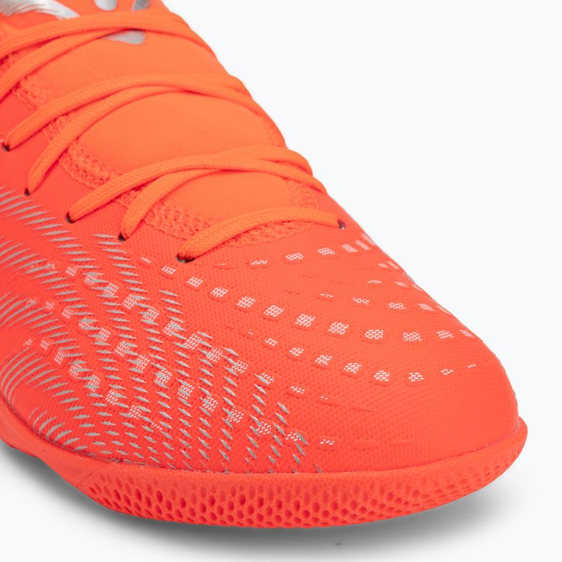 Кросівки футбольні PUMA Future 9 Play IT glowing red/puma white/puma black/puma silver 7