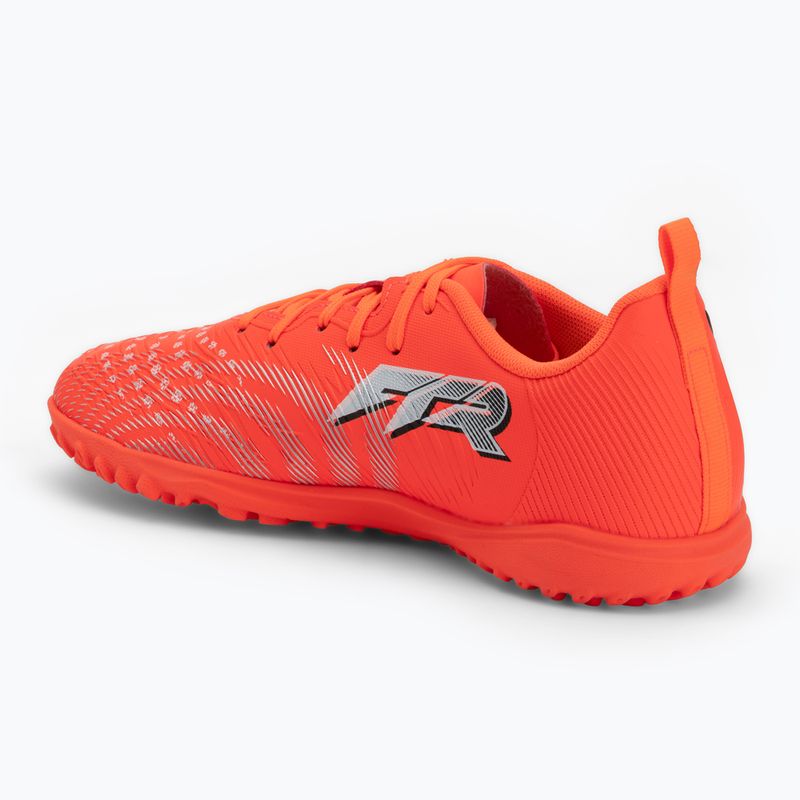 Кросівки футбольні дитячі PUMA Future 9 Play TT Jr glowing red/puma white/puma black/puma silver 3