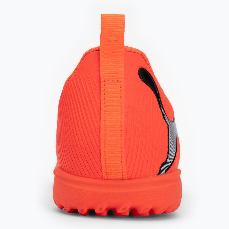 Кросівки футбольні дитячі PUMA Future 9 Play TT Jr glowing red/puma white/puma black/puma silver 6